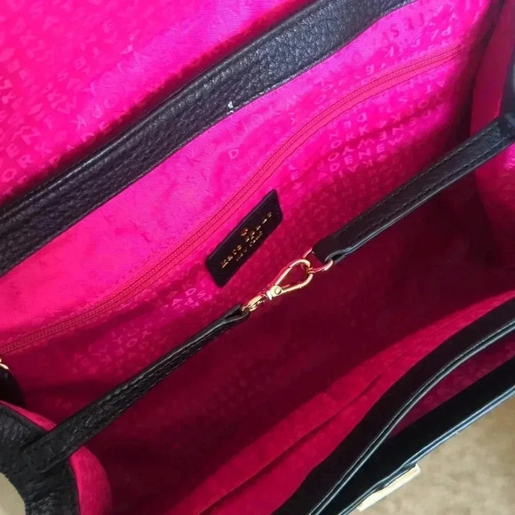 Kate Spade Wesley Place Laurel Satchel Black and Ivory - Picture 12 of 15